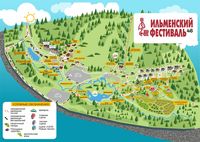 Карта фестиваля
